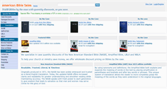 Desktop Screenshot of americanbiblesales.com